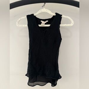 Merona Black Fitted Tank Top